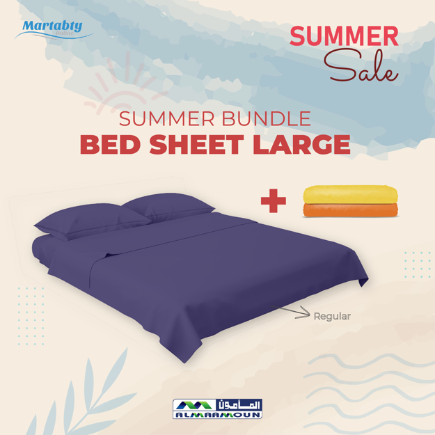 Picture of Large Summer Bundle  Flat Bed Sheet - Al Maamoun