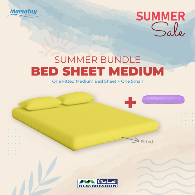 Picture of Medium Summer Bundle Fitted Bed Sheet - Al Maamoun
