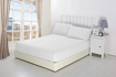 Picture of BedNHome Fitted bed sheet set- White 100 cm