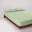 Picture of BedNHome Fitted bed sheet set- Green 140 cm