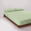Picture of BedNHome Fitted bed sheet set- Green 200 cm
