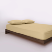 Picture of BedNHome Fitted bed sheet set- Tan 180 cm