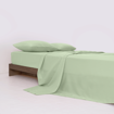 Picture of BedNHome Flat bed sheet set- Green Double